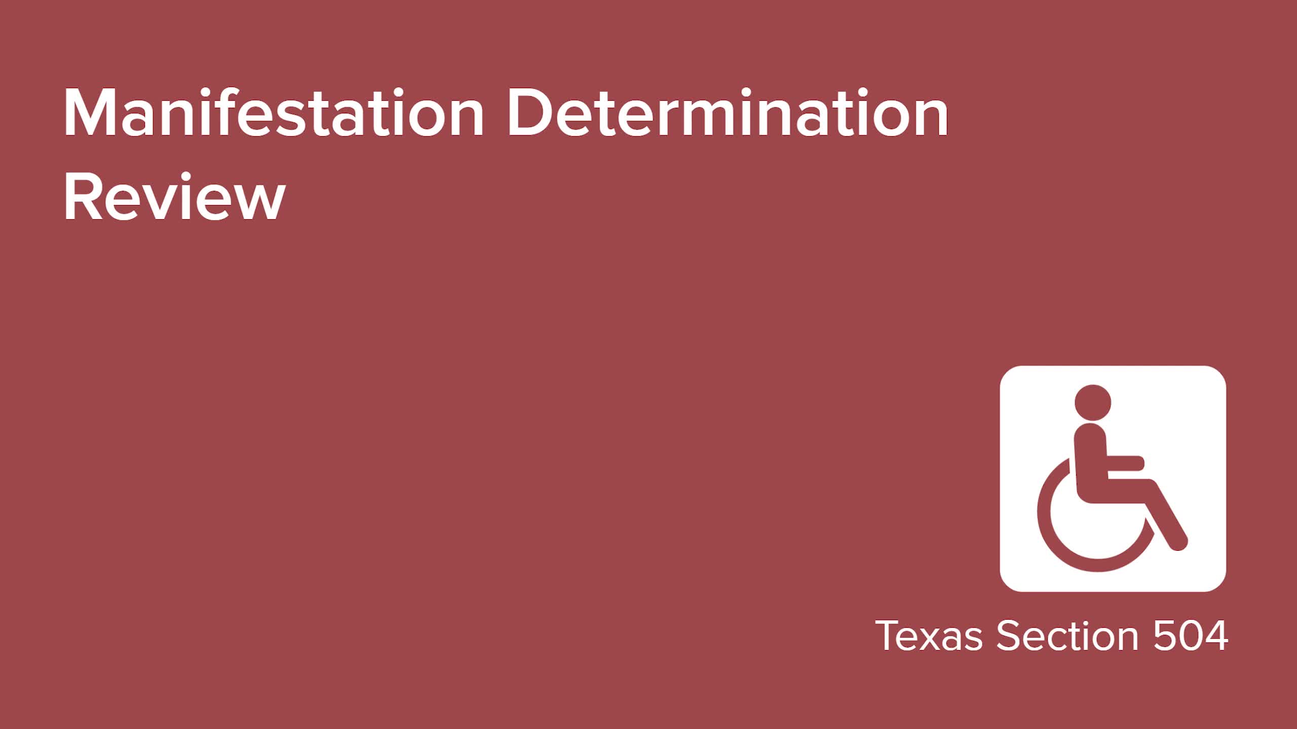 What is a Manifestation Determination: Key Insights